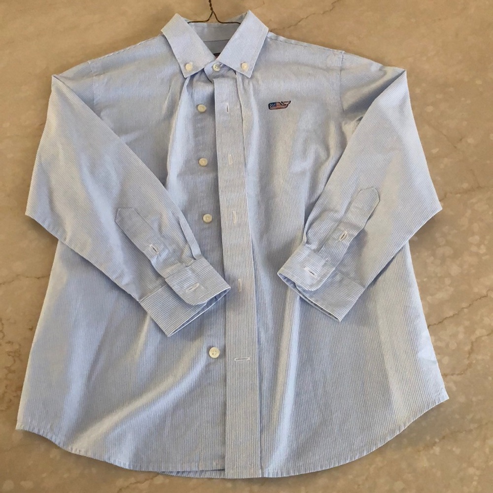 Vineyard vines boys long sleeve dress shirt